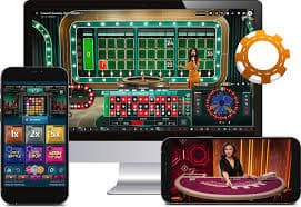 Antarmuka dashboard danagame dengan permainan dealer langsung