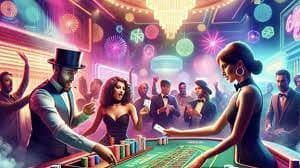 Studio live dealer danagame Phoenix Rises dengan broadcast multi-kamera